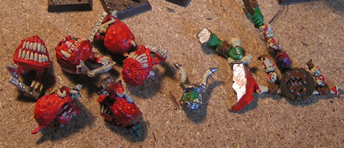 Paint on Metal models and metal miniatures