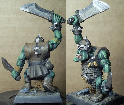 Painting Orc Warrior