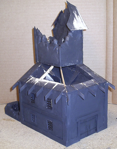 Mordheim Dice Tower - Front